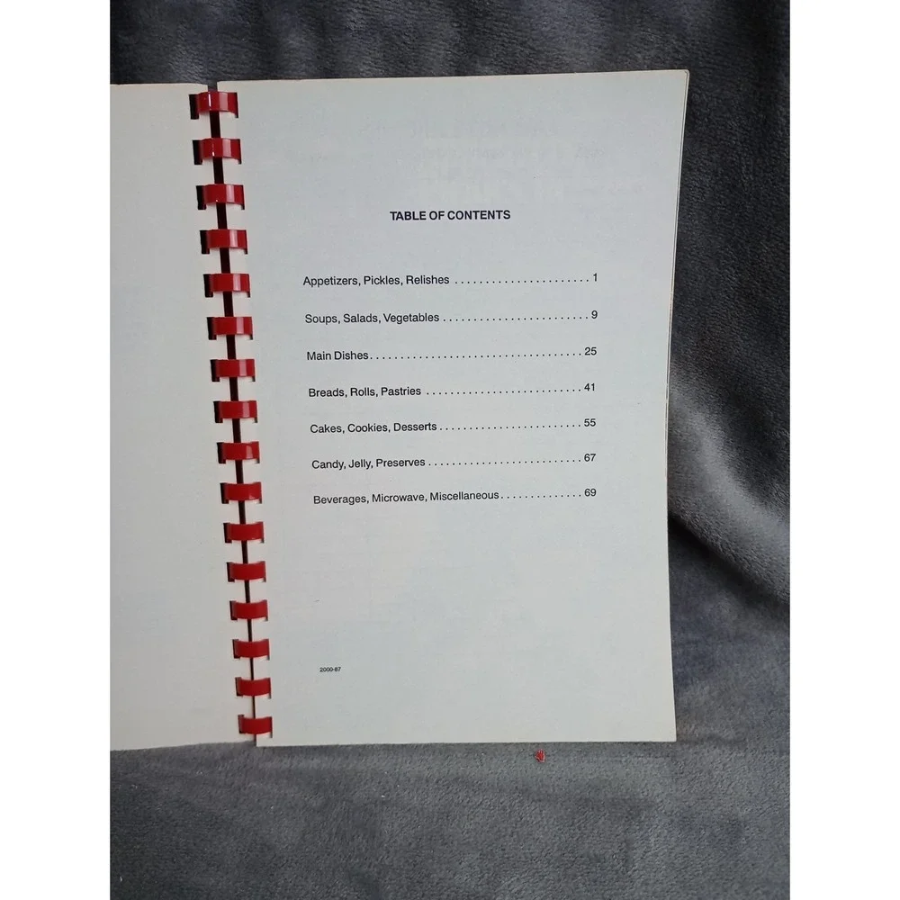 Iredell Heights Church Of God Cookbook 1987 Statesville, NC Local Recipes Spiral